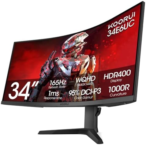 KOORUI 27 4K QD Mini LED Gaming Monitor   Dual Mode  UHD 160Hz or FHD 320Hz   1ms  99  Adobe RGB  HDR1400  90W USB C  HDMI 2 1/DP1 4  VESA  Tilt Height Swivel Vertical Adjustment  Black  S2741LM
