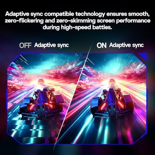 KOORUI 27 Inch QHD Gaming Monitor  200Hz Monitor  1ms  Fast IPS  HDR400  95  DCI P3 Color Gamut  Height/Pivot/Tilt Adjustability  Adaptive Sync Technology  HDMI & DP Ports  2K Display  Black G2722P