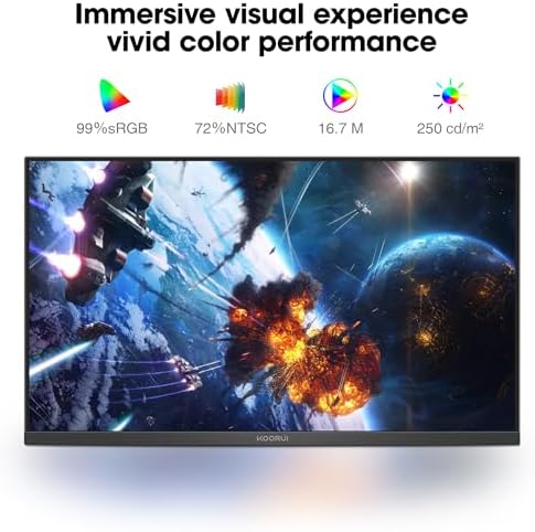 KOORUI 34 inch Curved Ultrawide WQHD 3440 1440 Gaming Monitor  180Hz 1000R  PIP/PBP  1ms MPRT   HDR400  DCI P3 95   FreeSync Premium  1 x DP 1 4 & 2 x HDMI 2 0  Tilt Height Swivel Adjustment  34E6UC