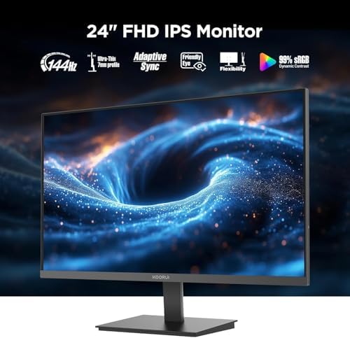 KOORUI 34 inch Curved Ultrawide WQHD 3440 1440 Gaming Monitor  180Hz 1000R  PIP/PBP  1ms MPRT   HDR400  DCI P3 95   FreeSync Premium  1 x DP 1 4 & 2 x HDMI 2 0  Tilt Height Swivel Adjustment  34E6UC