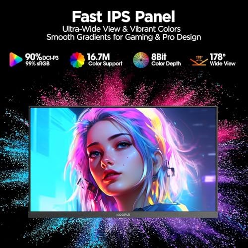 KOORUI 34 inch Curved Ultrawide WQHD 3440 1440 Gaming Monitor  180Hz 1000R  PIP/PBP  1ms MPRT   HDR400  DCI P3 95   FreeSync Premium  1 x DP 1 4 & 2 x HDMI 2 0  Tilt Height Swivel Adjustment  34E6UC