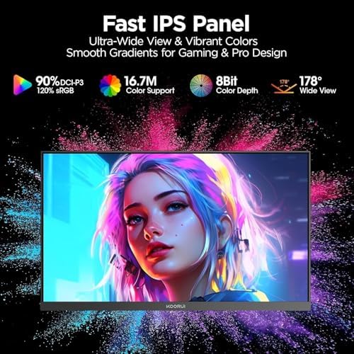 KOORUI 34 inch Curved Ultrawide WQHD 3440 1440 Gaming Monitor  180Hz 1000R  PIP/PBP  1ms MPRT   HDR400  DCI P3 95   FreeSync Premium  1 x DP 1 4 & 2 x HDMI 2 0  Tilt Height Swivel Adjustment  34E6UC