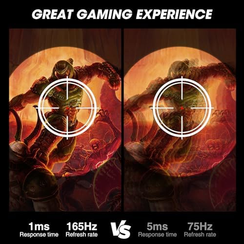 KOORUI 34 inch Curved Ultrawide WQHD 3440 1440 Gaming Monitor  180Hz 1000R  PIP/PBP  1ms MPRT   HDR400  DCI P3 95   FreeSync Premium  1 x DP 1 4 & 2 x HDMI 2 0  Tilt Height Swivel Adjustment  34E6UC