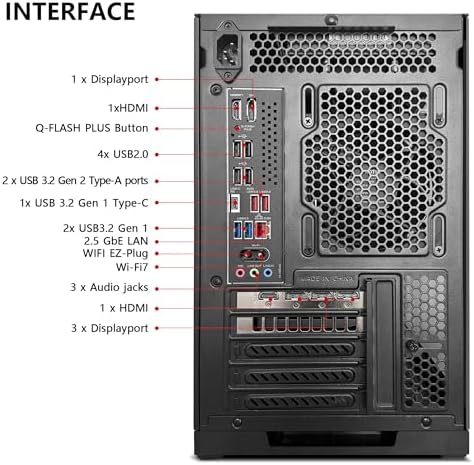 KOTIN Prebuilt Gaming PC Desktop Computer  Ryzen 7 9700X  GeForce RTX 5060 8GB  16GB DDR5 6000MHz  1TB PCIe 4 0 SSD  11 3 Display  360mm Liquid Cooler  WiFi 7  Windows 11 Home  ARGB Gaming Tower G60B