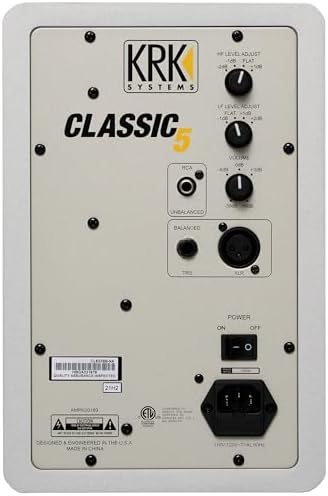 KRK Classic CL5G3 5 inch Powered Studio Monitor Limited Edition  Silver