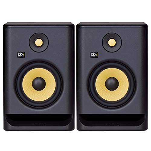 KRK Paquete de altavoces para monitor de estudio Rokit 7 G4 - Par