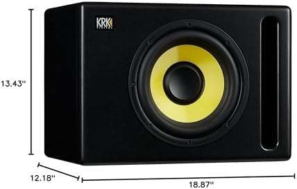 KRK S8 4 S8 Generation 4 8 109 Watt Powered Studio Subwoofer