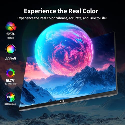 KTC 24 5 Inch 100Hz IPS Computer Monitor   FHD 1920 x 1080P   Anti Blue Light Screen  126  sRGB  16 7M  Support FreeSync and GSync  PC Monitor for Casual Gaming and Working