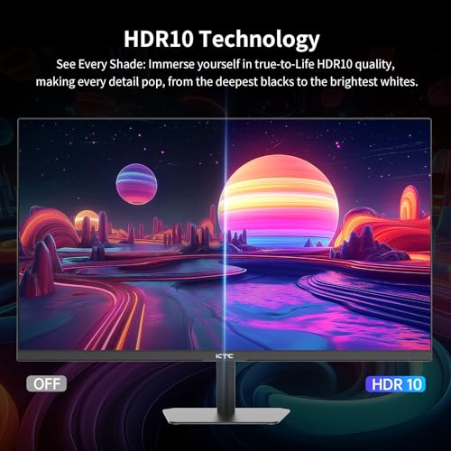 KTC 24 5 Inch 100Hz IPS Computer Monitor   FHD 1920 x 1080P   Anti Blue Light Screen  126  sRGB  16 7M  Support FreeSync and GSync  PC Monitor for Casual Gaming and Working