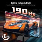 KTC 24" FHD 1080P 190Hz/180Hz 1ms Response Time Gaming Monitor