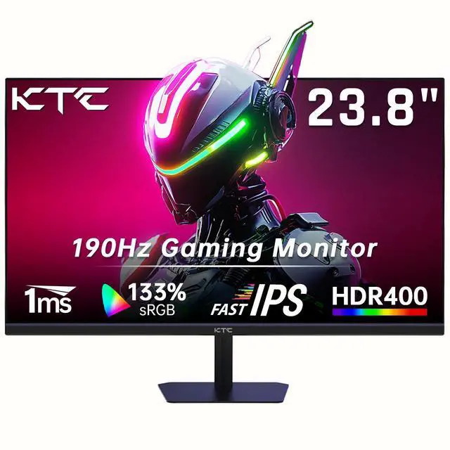 KTC 24 Inch 180Hz/190Hz Gaming Monitor  FHD PC Computer Monitor with Fast IPS Panel  HDR400  133  sRGB  Bluelight Filter  2 HDMI & 1 DP Port  Compatible Freesync and Wall Mountable  H24F8