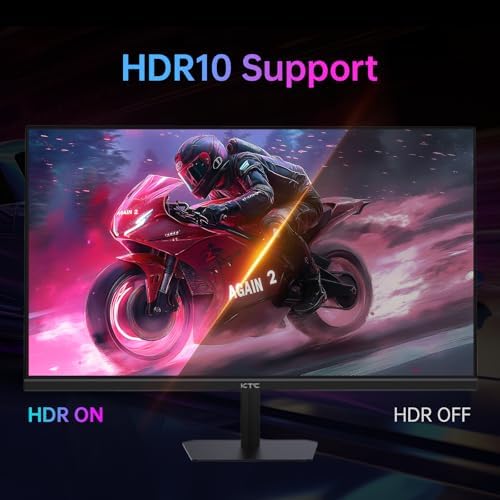 KTC 24 Inch 180Hz/190Hz Gaming Monitor  FHD PC Computer Monitor with Fast IPS Panel  HDR400  133  sRGB  Bluelight Filter  2 HDMI & 1 DP Port  Compatible Freesync and Wall Mountable  H24F8