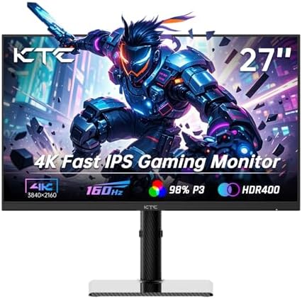 KTC 24 Inch 180Hz/190Hz Gaming Monitor  FHD PC Computer Monitor with Fast IPS Panel  HDR400  133  sRGB  Bluelight Filter  2 HDMI & 1 DP Port  Compatible Freesync and Wall Mountable  H24F8