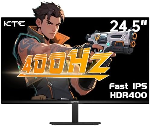KTC 24 Inch Computer Monitor  FHD 144Hz Office Gaming Monitor  IPS  Adaptive Sync  HDMI & DP Port  1500 1 Contrast Ratio  Bluelight Filter  Tilt Adjustable  H24B9S