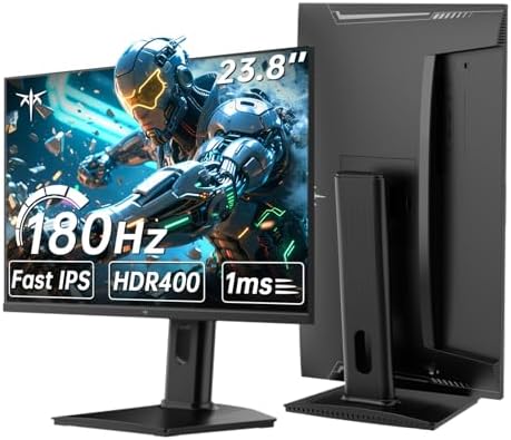 KTC 24 Inch Computer Monitor  FHD 144Hz Office Gaming Monitor  IPS  Adaptive Sync  HDMI & DP Port  1500 1 Contrast Ratio  Bluelight Filter  Tilt Adjustable  H24B9S