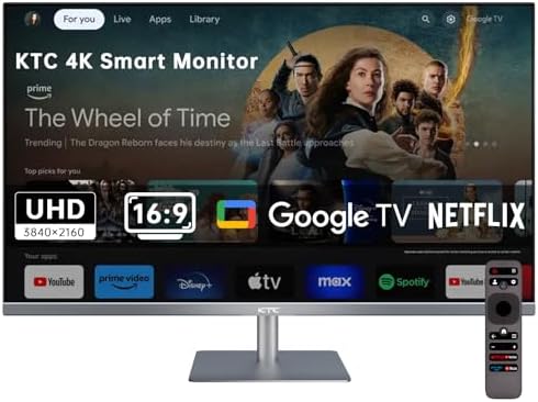 KTC 24 Inch Computer Monitor  FHD 144Hz Office Gaming Monitor  IPS  Adaptive Sync  HDMI & DP Port  1500 1 Contrast Ratio  Bluelight Filter  Tilt Adjustable  H24B9S