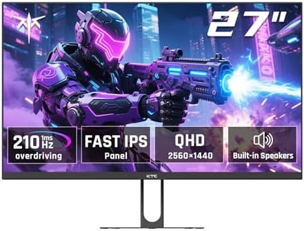 KTC 24 Inch Computer Monitor  FHD 144Hz Office Gaming Monitor  IPS  Adaptive Sync  HDMI & DP Port  1500 1 Contrast Ratio  Bluelight Filter  Tilt Adjustable  H24B9S