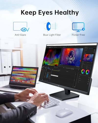 KTC 27 Inch Computer Monitor   QHD  2560 x 1440  Display  Up to 120Hz Monitor  IPS Panel  123  sRGB  HDMI 2 0 x 2 & DP 1 4 x1  Adaptive Sync  Eye Friendly Screen PC Monitors for Work Gaming  H27D9
