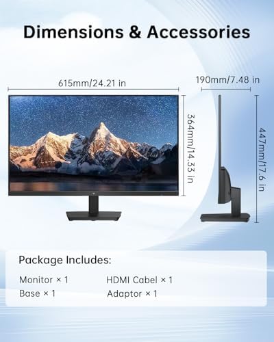 KTC 27 Inch Computer Monitor   QHD  2560 x 1440  Display  Up to 120Hz Monitor  IPS Panel  123  sRGB  HDMI 2 0 x 2 & DP 1 4 x1  Adaptive Sync  Eye Friendly Screen PC Monitors for Work Gaming  H27D9