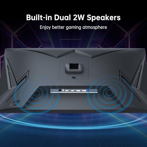 KTC 27 Inch Gaming Monitor   2K QHD 2560 x 1440 Monitor  Up to 210Hz & 1ms  Bulit in Speakers  Adaptive Sync  HDR400  131  sRGB  IPS Monitors Gamer with HDMI 2 0 x 2 & DP1 4 x 2  H27T22C 3