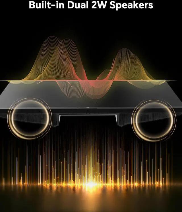 KTC 27 Inch Gaming Monitor 200Hz  1440P Monitor with Speakers  Up to 210Hz Computer Monitors Fast IPS 1ms  131  sRGB  Adaptive Sync  Tilt/Swivel/Pivot/Height Adjustment  HDMI DisplayPort  White H27T6