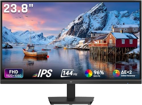 KTC 27 Inch Gaming Monitor 200Hz  1440P Monitor with Speakers  Up to 210Hz Computer Monitors Fast IPS 1ms  131  sRGB  Adaptive Sync  Tilt/Swivel/Pivot/Height Adjustment  HDMI DisplayPort  White H27T6