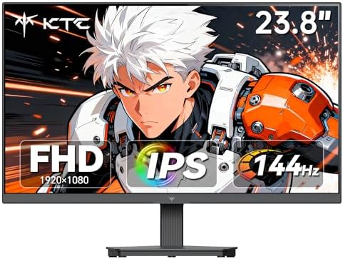 KTC 27 Inch Gaming Monitor 200Hz  1440P Monitor with Speakers  Up to 210Hz Computer Monitors Fast IPS 1ms  131  sRGB  Adaptive Sync  Tilt/Swivel/Pivot/Height Adjustment  HDMI DisplayPort  White H27T6