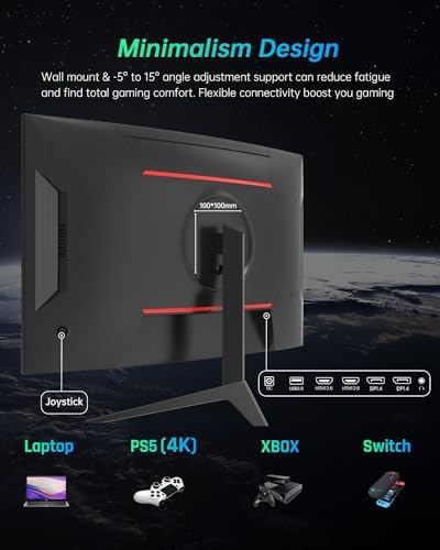 KTC Monitor OLED para juegos de 27 pulgadas, QHD 2560 x 1440, 240Hz, 0.03ms, Tipo-C 65W, altavoces integrados, G-SYNC y FreeSync, HDMI2.0, DisplayPort1.4, USB-C 3.0, G27P6