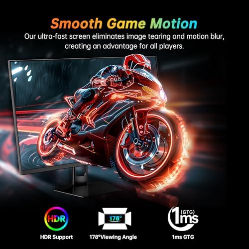 KTC Monitor OLED para juegos de 27 pulgadas, QHD 2560 x 1440, 240Hz, 0.03ms, Tipo-C 65W, altavoces integrados, G-SYNC y FreeSync, HDMI2.0, DisplayPort1.4, USB-C 3.0, G27P6