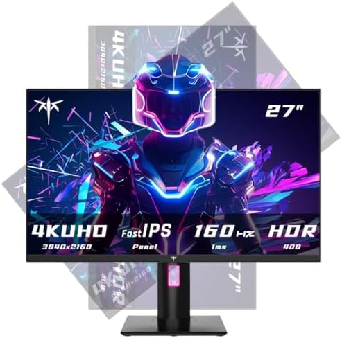KTC Monitor OLED para juegos de 27 pulgadas, QHD 2560 x 1440, 240Hz, 0.03ms, Tipo-C 65W, altavoces integrados, G-SYNC y FreeSync, HDMI2.0, DisplayPort1.4, USB-C 3.0, G27P6