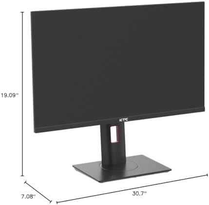KTC Monitor OLED para juegos de 27 pulgadas, QHD 2560 x 1440, 240Hz, 0.03ms, Tipo-C 65W, altavoces integrados, G-SYNC y FreeSync, HDMI2.0, DisplayPort1.4, USB-C 3.0, G27P6