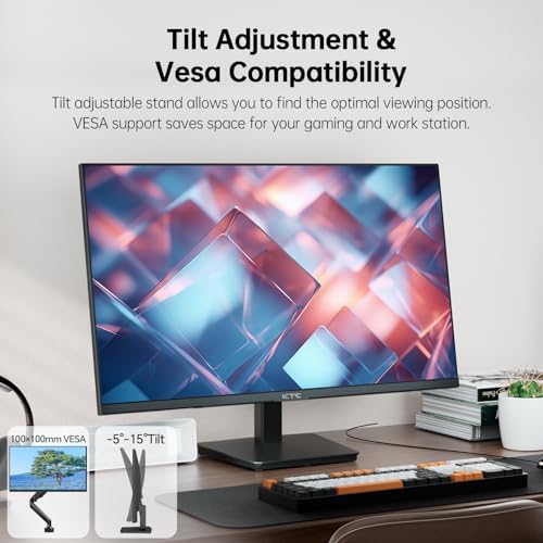 KTC Monitor OLED para juegos de 27 pulgadas, QHD 2560 x 1440, 240Hz, 0.03ms, Tipo-C 65W, altavoces integrados, G-SYNC y FreeSync, HDMI2.0, DisplayPort1.4, USB-C 3.0, G27P6