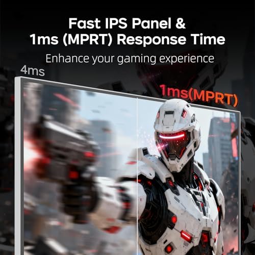 KTC Monitor OLED para juegos de 27 pulgadas, QHD 2560 x 1440, 240Hz, 0.03ms, Tipo-C 65W, altavoces integrados, G-SYNC y FreeSync, HDMI2.0, DisplayPort1.4, USB-C 3.0, G27P6
