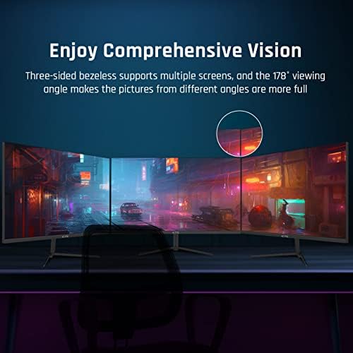 KTC Monitor OLED para juegos de 27 pulgadas, QHD 2560 x 1440, 240Hz, 0.03ms, Tipo-C 65W, altavoces integrados, G-SYNC y FreeSync, HDMI2.0, DisplayPort1.4, USB-C 3.0, G27P6
