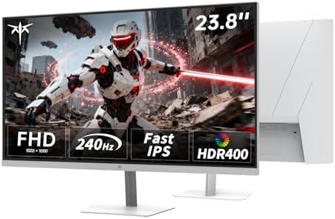 KTC 27 inch Gaming Monitor  1440P Curved Monitor  180Hz  144Hz  2K  1500R  1ms  FreeSync/G Sync Compatible  DisplayPort/HDMI/USB  Ultrawide PC Vesa/Wall Mount Computer Monitor  H27S17