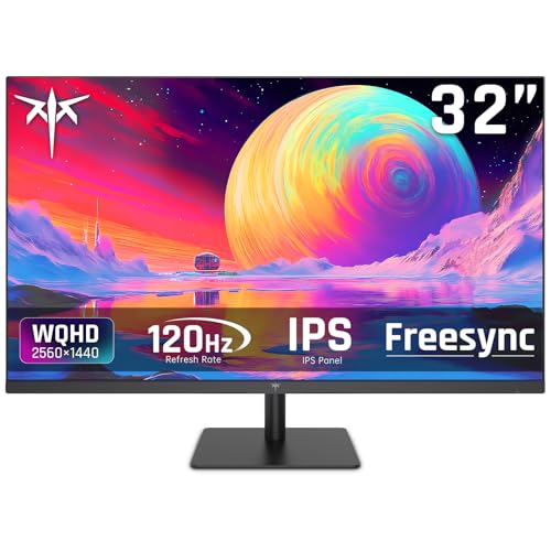 KTC 32 Inch 2K Computer Monitor  IPS 1440p Monitor with Ultra Thin Bezels  HDR10  Freesync/G sync  HDMI/DP Ports  Tilt Adjustable  Eyecare  Ideal for Business  Office  and Casual Gaming
