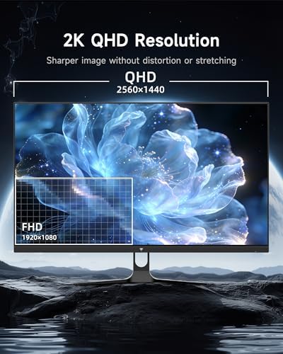 KTC 32 Inch 2K Computer Monitor  QHD  2560 x 1440  120Hz Monitor with IPS Panel  Adaptive Sync  HDR10  HDMI/DP  Tilt Adjustable  VESA Compatible  Eye Care PC Monitor for Office Gaming  White