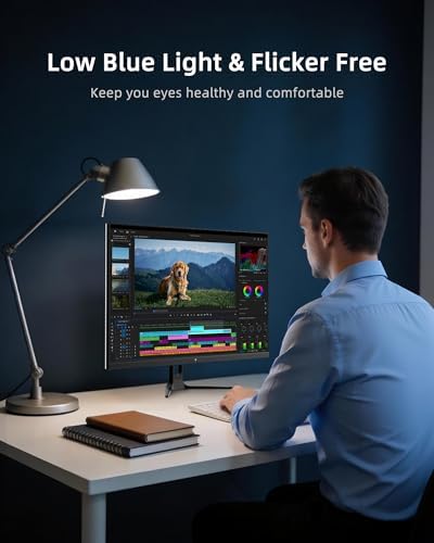 KTC 32 Inch 2K Computer Monitor  QHD  2560 x 1440  120Hz Monitor with IPS Panel  Adaptive Sync  HDR10  HDMI/DP  Tilt Adjustable  VESA Compatible  Eye Care PC Monitor for Office Gaming  White