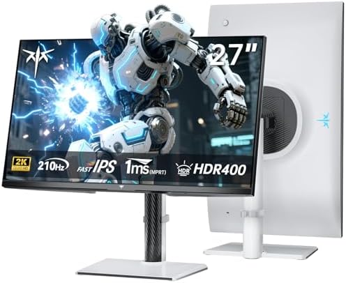 KTC 32 Inch 2K Computer Monitor  QHD  2560 x 1440  120Hz Monitor with IPS Panel  Adaptive Sync  HDR10  HDMI/DP  Tilt Adjustable  VESA Compatible  Eye Care PC Monitor for Office Gaming  White