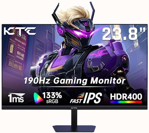 KTC 32 Inch 2K Computer Monitor  QHD  2560 x 1440  120Hz Monitor with IPS Panel  Adaptive Sync  HDR10  HDMI/DP  Tilt Adjustable  VESA Compatible  Eye Care PC Monitor for Office Gaming  White