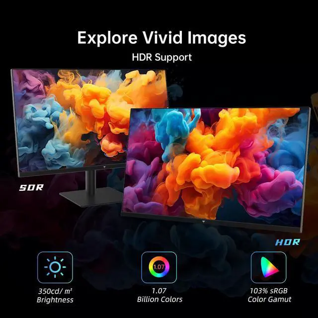 KTC 32 Inch 2K Computer Monitor 100Hz  Up to 120Hz   IPS 1440p Monitor  Ultra Thin Bezels  HDR10  Freesync/G sync  HDMI/DP  Tilt Adjustable  Eyecare  Ideal for Business  Office  Casual Gaming  H32T13