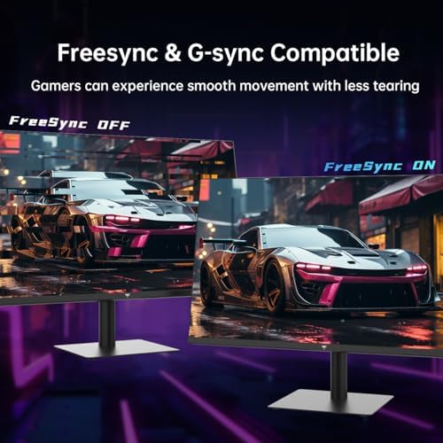 KTC Monitor 2K de 32 pulgadas, monitor de computadora IPS de 1440P, monitor de PC QHD sin marco de 100Hz 120Hz para oficina y juegos, cuidado de los ojos, G-Sync/FreeSync, 109% sRGB, HDR, HDMI/DP