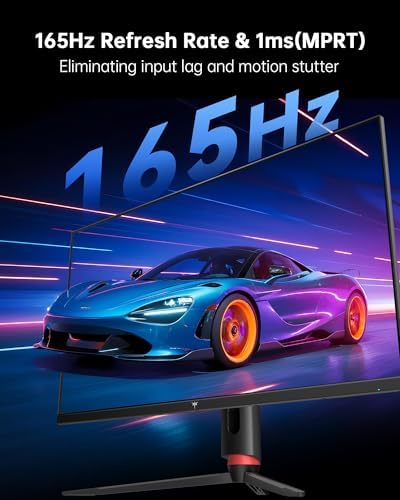 KTC 32 Inch 4K Gaming Monitor  165Hz UHD  3840x2160P  Fast IPS Screen  1ms  MPRT   Adaptive Sync  3000 1 Contrast 121  sRGB HDMI 2 1 Display Port 1 4  Tilt/Height Adjustment  VESA Mount  H32P22P