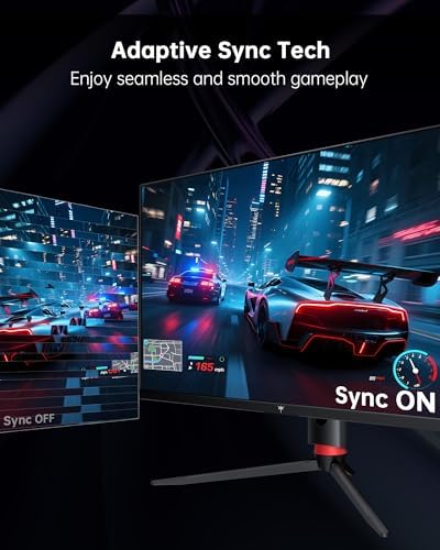 KTC 32 Inch 4K Gaming Monitor  165Hz UHD  3840x2160P  Fast IPS Screen  1ms  MPRT   Adaptive Sync  3000 1 Contrast 121  sRGB HDMI 2 1 Display Port 1 4  Tilt/Height Adjustment  VESA Mount  H32P22P
