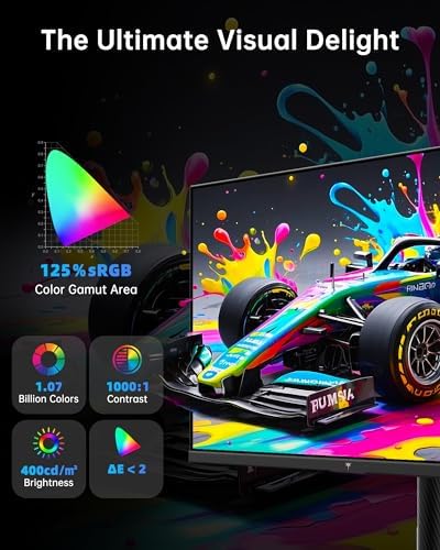 KTC 32 Inch 4K Gaming Monitor  165Hz UHD  3840x2160P  Fast IPS Screen  1ms  MPRT   Adaptive Sync  3000 1 Contrast 121  sRGB HDMI 2 1 Display Port 1 4  Tilt/Height Adjustment  VESA Mount  H32P22P