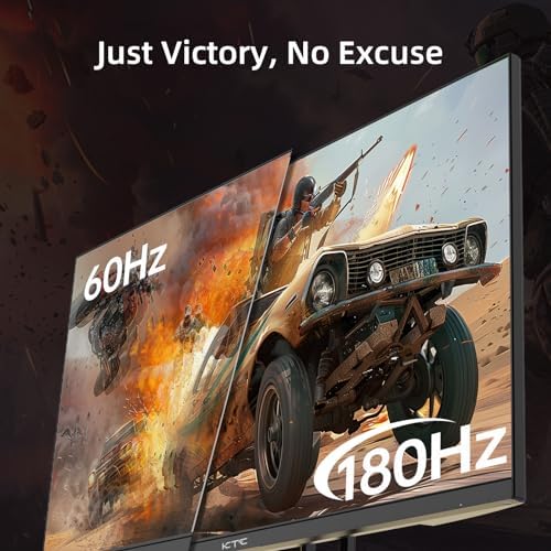KTC 32 Inch 4K Gaming Monitor  165Hz UHD  3840x2160P  Fast IPS Screen  1ms  MPRT   Adaptive Sync  3000 1 Contrast 121  sRGB HDMI 2 1 Display Port 1 4  Tilt/Height Adjustment  VESA Mount  H32P22P