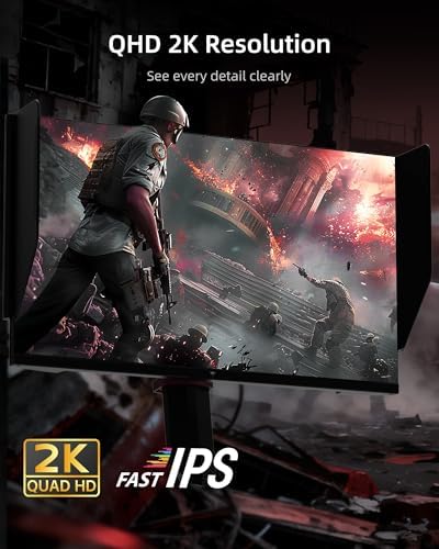 KTC 32 Inch 4K Gaming Monitor  165Hz UHD  3840x2160P  Fast IPS Screen  1ms  MPRT   Adaptive Sync  3000 1 Contrast 121  sRGB HDMI 2 1 Display Port 1 4  Tilt/Height Adjustment  VESA Mount  H32P22P