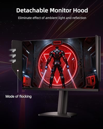 KTC 32 Inch 4K Gaming Monitor  165Hz UHD  3840x2160P  Fast IPS Screen  1ms  MPRT   Adaptive Sync  3000 1 Contrast 121  sRGB HDMI 2 1 Display Port 1 4  Tilt/Height Adjustment  VESA Mount  H32P22P