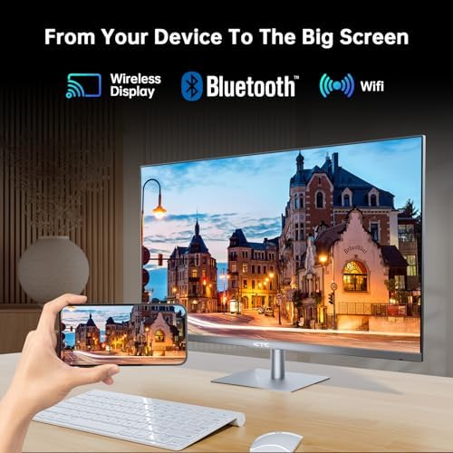 KTC 32 Inch 4K Smart Monitor  Google System UHD  3840x 2160  Smart Monitor with Speakers  Netflix Licensed  Type C 65W PD  WirelessDisplay  HDR  Hey Google Voice Remot  VESA Support  Renewed