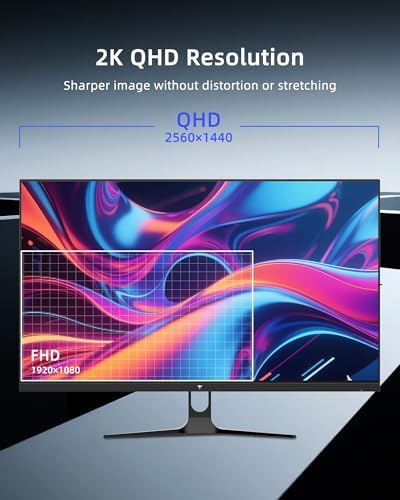 KTC 32 Inch Computer Monitor 2K   1440P IPS Monitor 120Hz  Adaptive Sync  109  sRGB  HDR10  Eye Care  HDMI Displayport  Tilt  VESA Compatible for Home Office Gaming  White  H32D6  Renewed